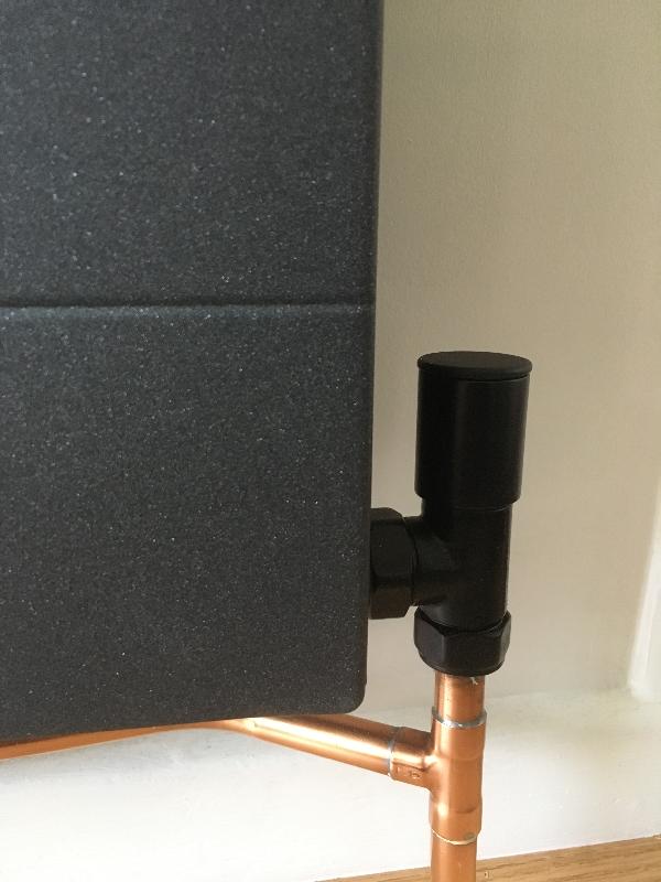 The radiator taps are just the look we wanted.