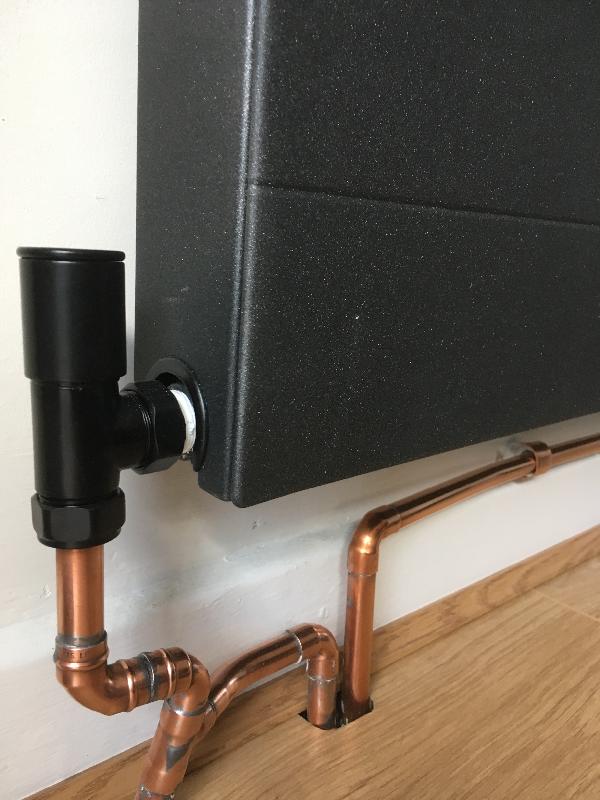 The radiator taps are just the look we wanted.