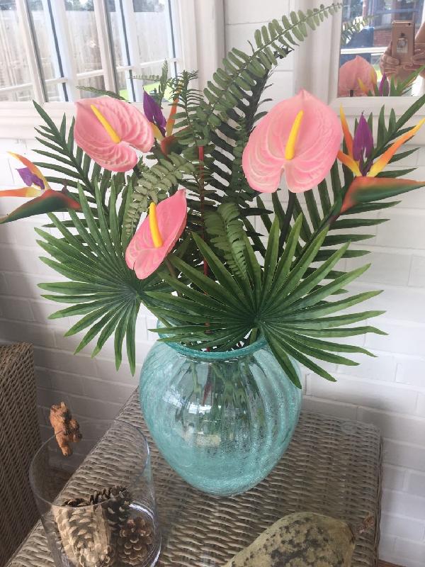 Beautiful artificial flowers