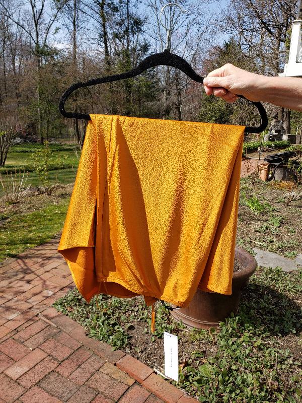 EZMAY DRAPE MIDI SKIRT