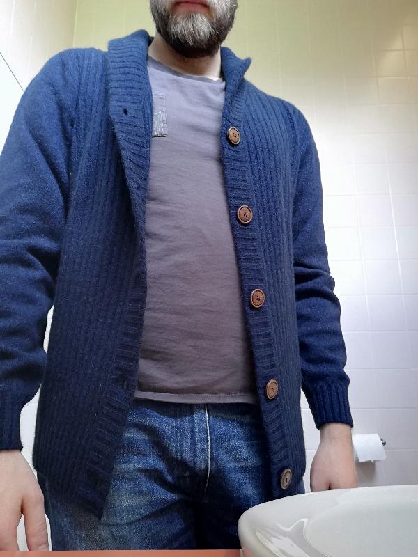 Very happy with my Burnie cardigan