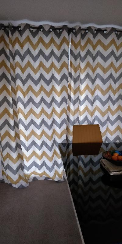 Excellent quality of curtains and matching cushions