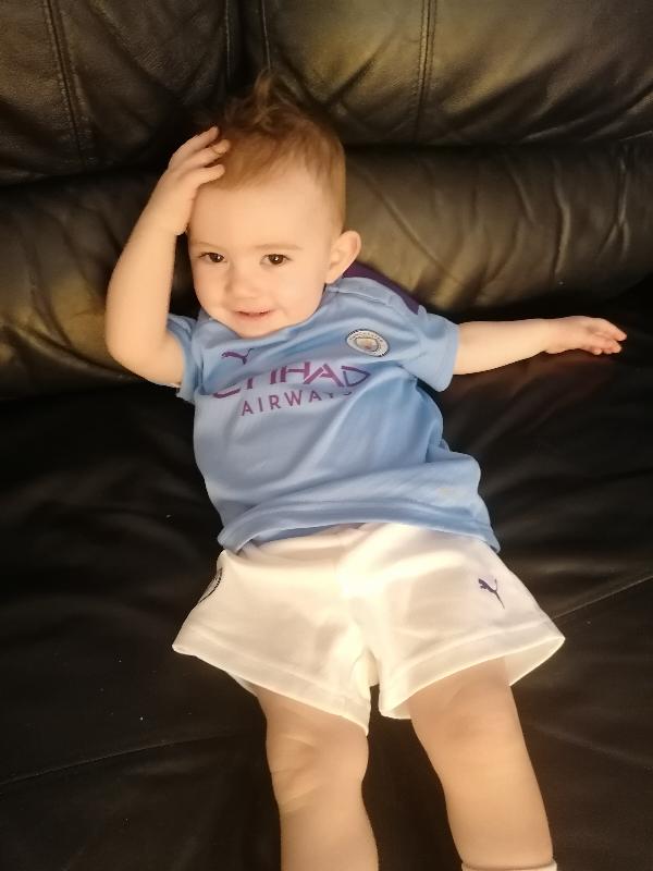 Manchester City Home Baby Kit 2019-20