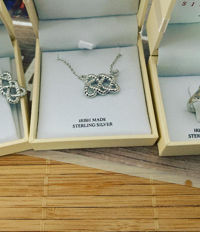 Sterling Silver Fisherman's Knot Necklace
