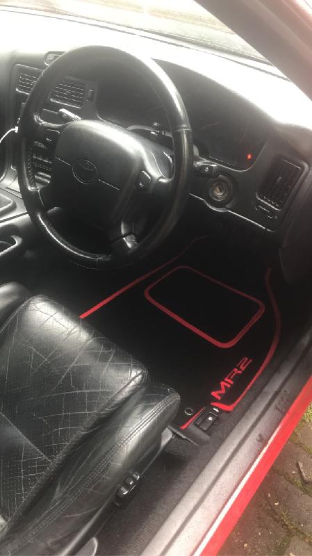 Toyota MR2 Mk2 (1989-1999) Tailored Logo Car Mats + Old Style MR2 Logos