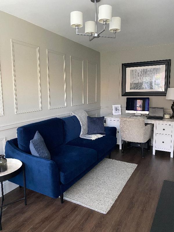 Sofa extremely comfy very stylish and easy assembling perfect!