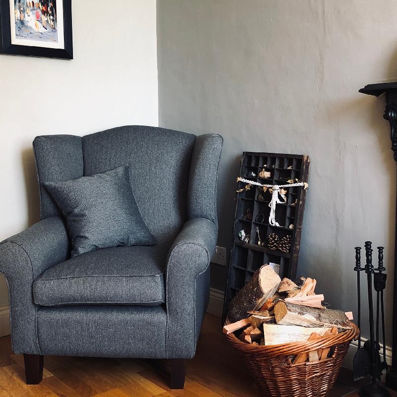 Stunning wingback chair