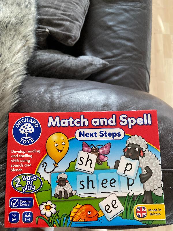 Match and Spell Next Steps Game