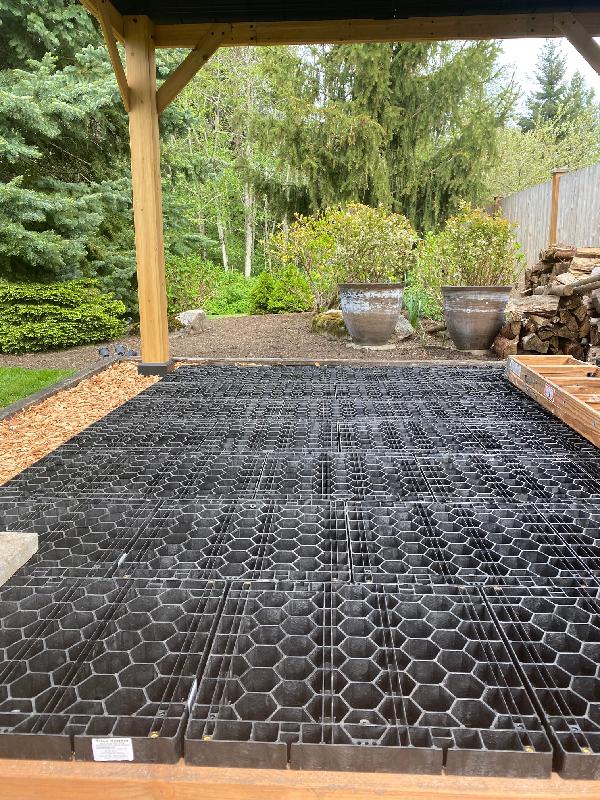 A great solution for under our new gazebo