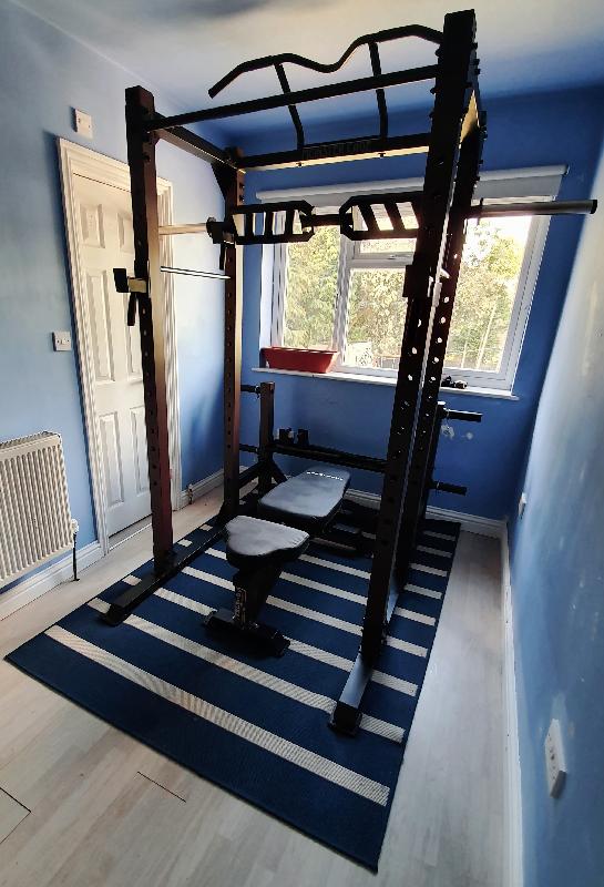 Monster Cage and matching bench are awesome. Commervial quality for home