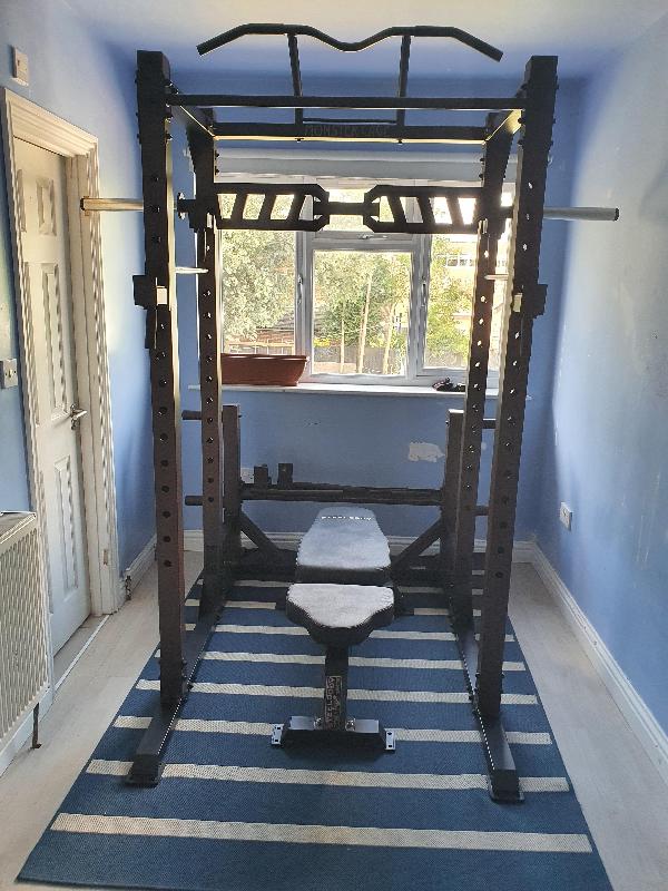 Monster Cage and matching bench are awesome. Commervial quality for home