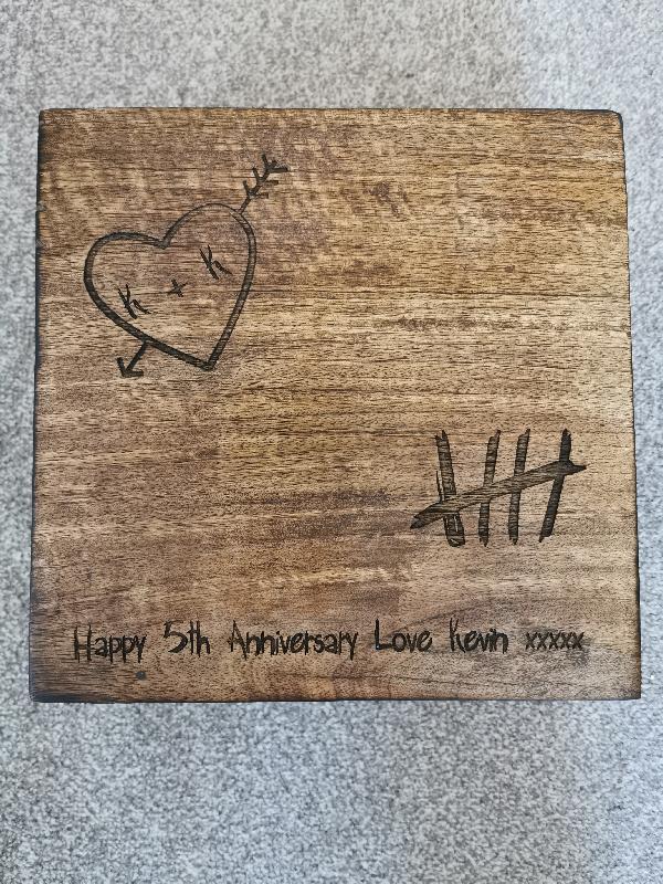 Perfect 5th anniversary gift.