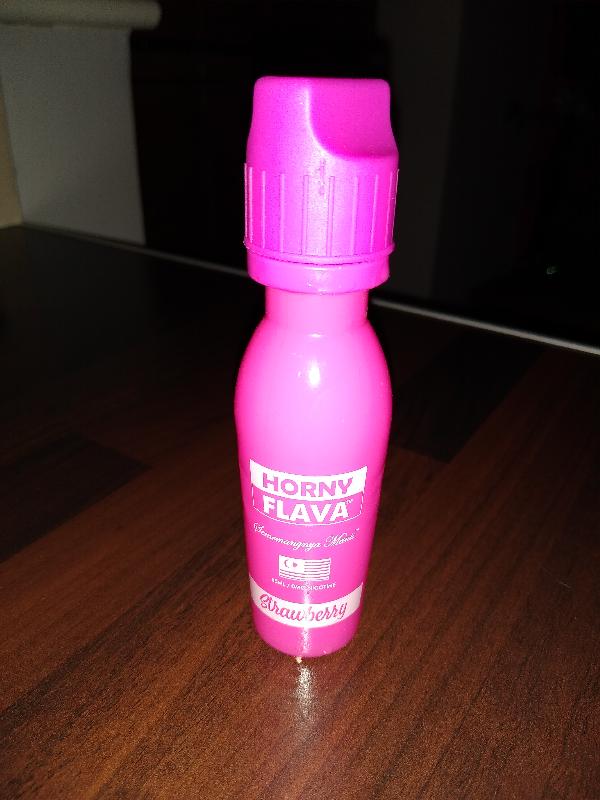 I bought Horny Flava e liquid. Very flavorful e juice, highly recommend