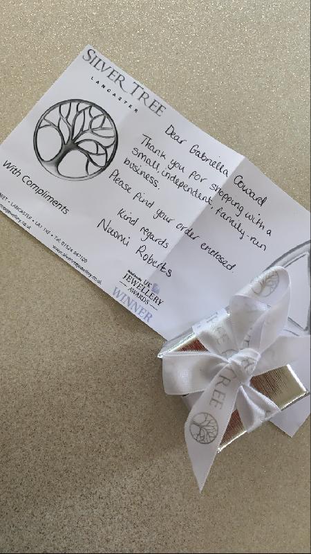 Fantastic service, beautiful jewellery!
