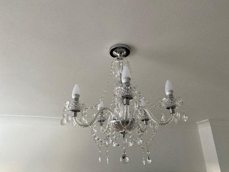 Very lovely looking light which suits the room as we have low ceilings.