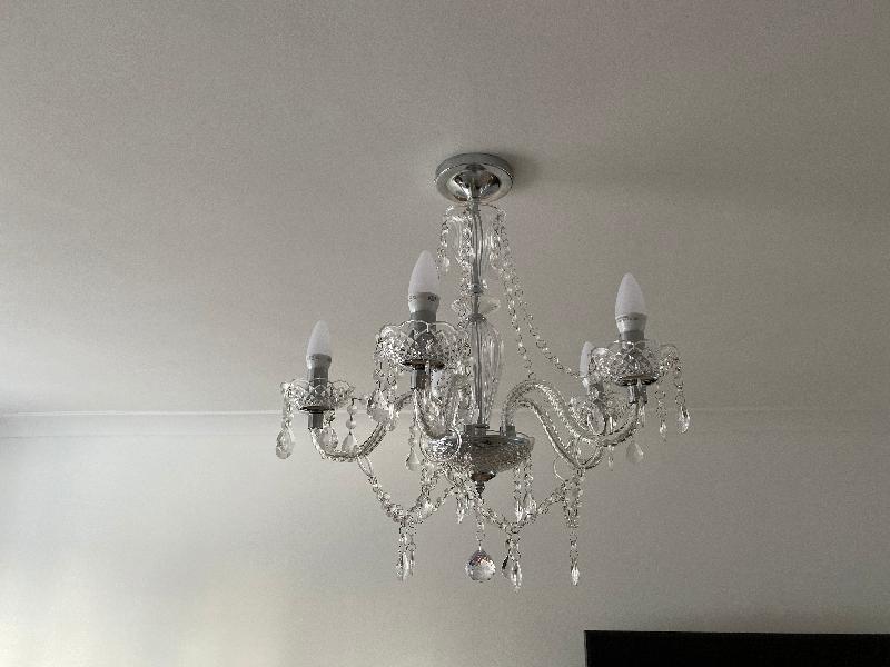 Very lovely looking light which suits the room as we have low ceilings.