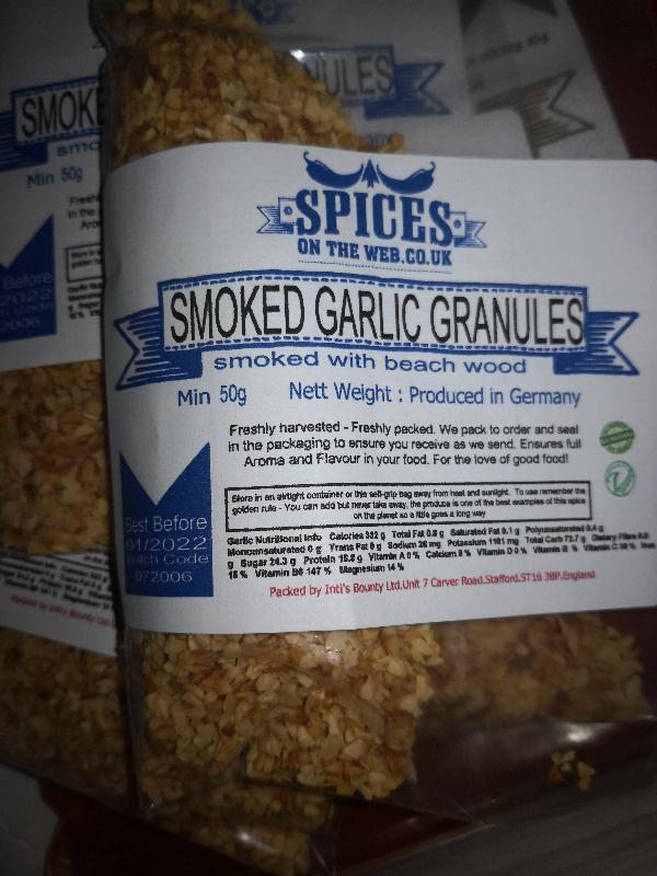 Smoked garlic, the best spice a man can get