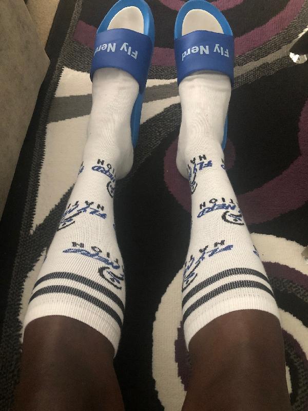 So Happy with My Socks So Professionally Done and they fit GREAT