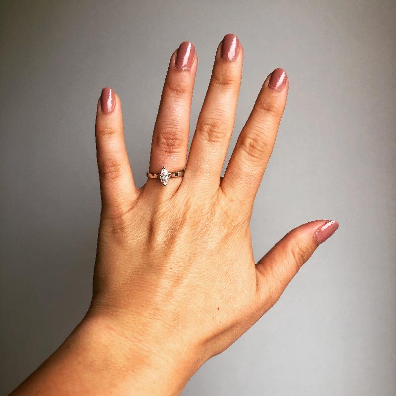 In love with my ethical diamond! 💍💜