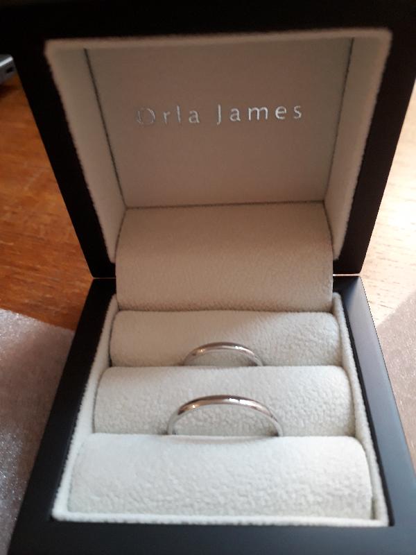 Perfect fine, elegant and strong platinum wedding rings