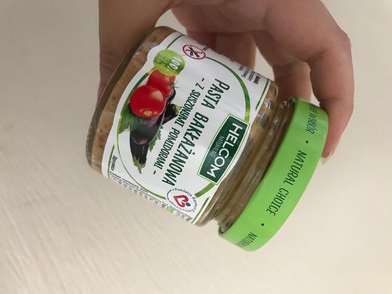 pasta bakłażanowa z suszonymi pomidorami 190g helcom
