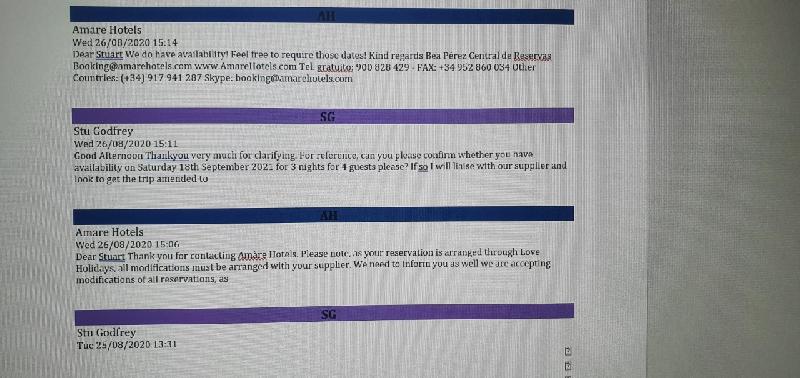 Part Refund, Lied about hotel/flight availability - SHOCKING SERVICE