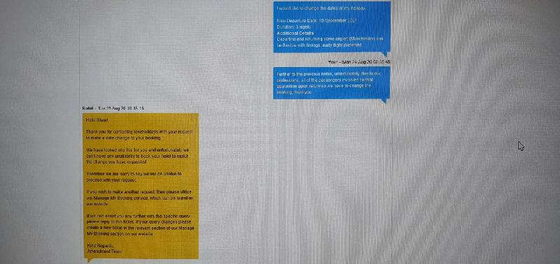 Part Refund, Lied about hotel/flight availability - SHOCKING SERVICE