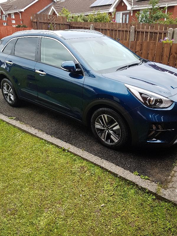 Kia niro now the car in front.