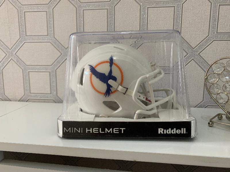 Ordered  12 replica Fylde Falcon mini helmets for ole te. They are excellen