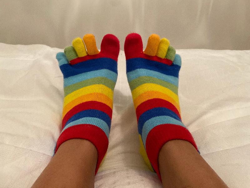 I like toetoe. They sent me rainbow toe socks.