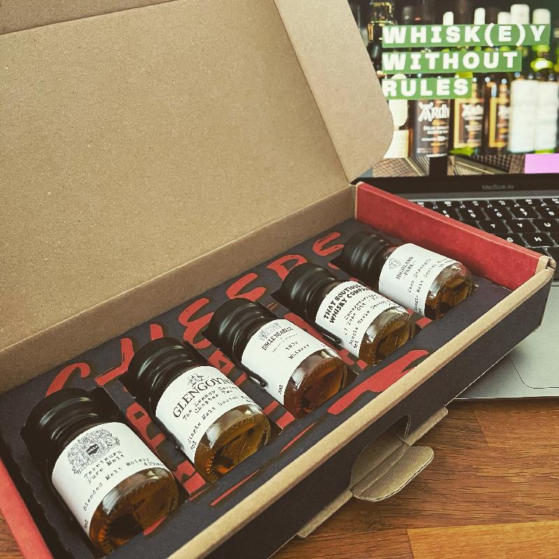Great way to try new and different whisky!