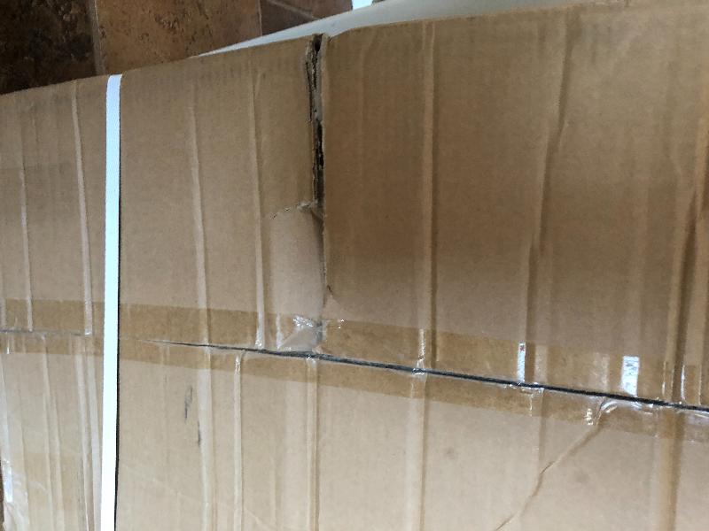 Damaged packaging and goods but no quibble refund
