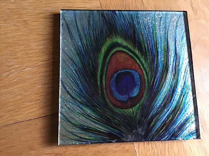 Beautiful glass coasters