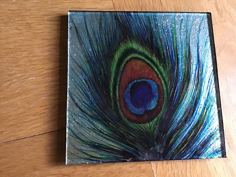Beautiful glass coasters
