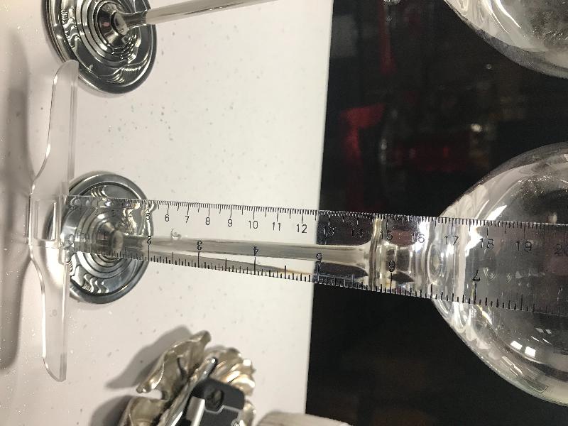 Leaning glass