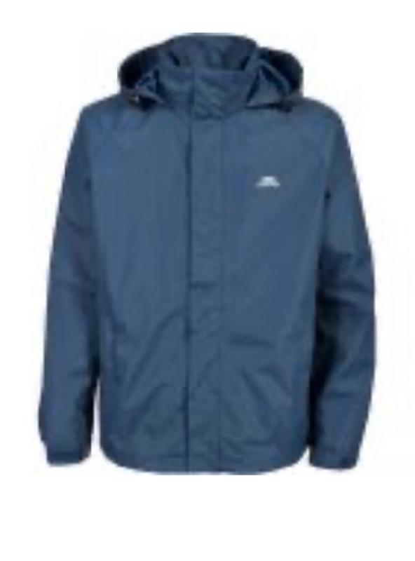 Trespass Mens Nabro II Waterproof Windproof Rain Shell Jacket