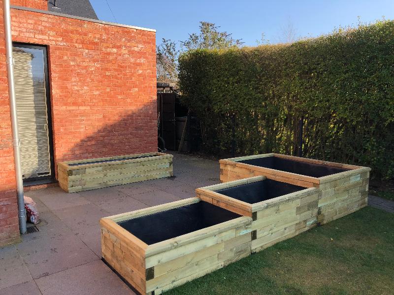 Great raised planters