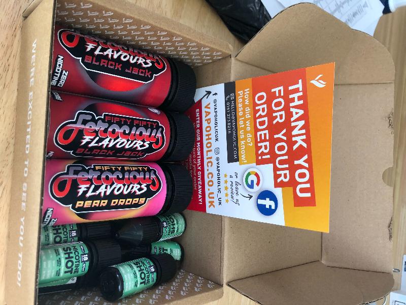 Great choice of flavours. Easy to order and very fast delivery.