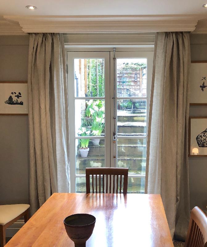 Beautifully made linen curtains