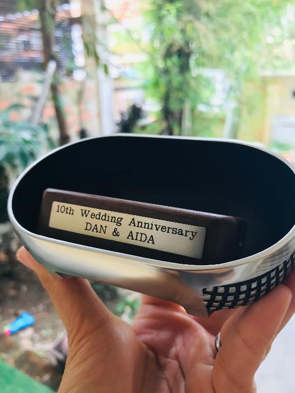 A tin for a tenth anniversary!