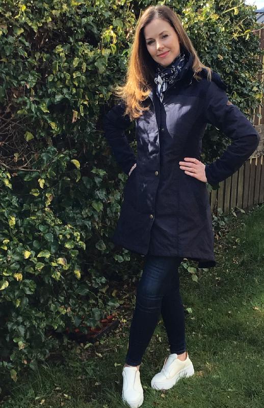 Navy Perdita Wax Jacket, I love love love it ⭐️⭐️⭐️⭐️⭐️