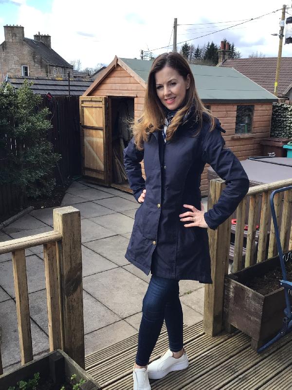 Navy Perdita Wax Jacket, I love love love it ⭐️⭐️⭐️⭐️⭐️