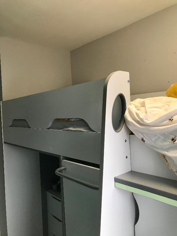 Great service from Cuckooland. Complicated bed product to construct.