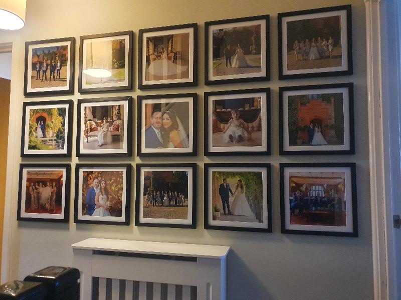 Oxford 12x12 Black Frame - Photo wall