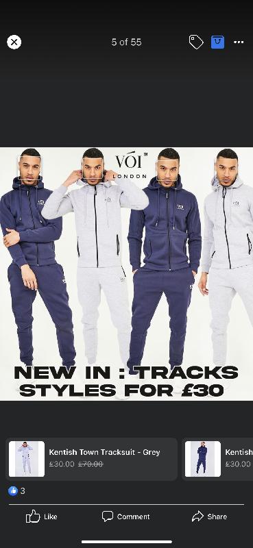 Nice tracksuits but could could do with xxl tho