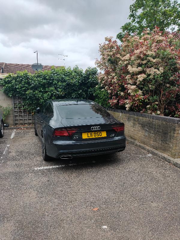 Someone parked the car in my bay#12