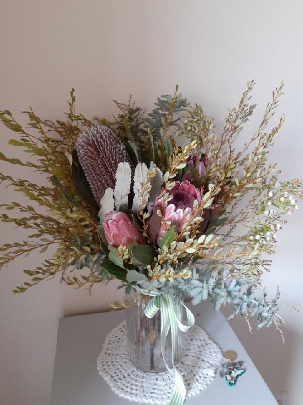 Natives in a vase