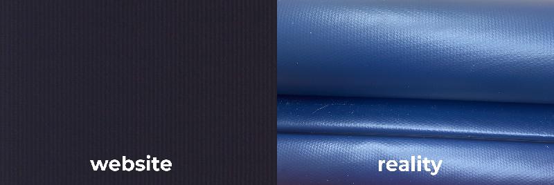 Warning - Colours on website are totally different to reality!