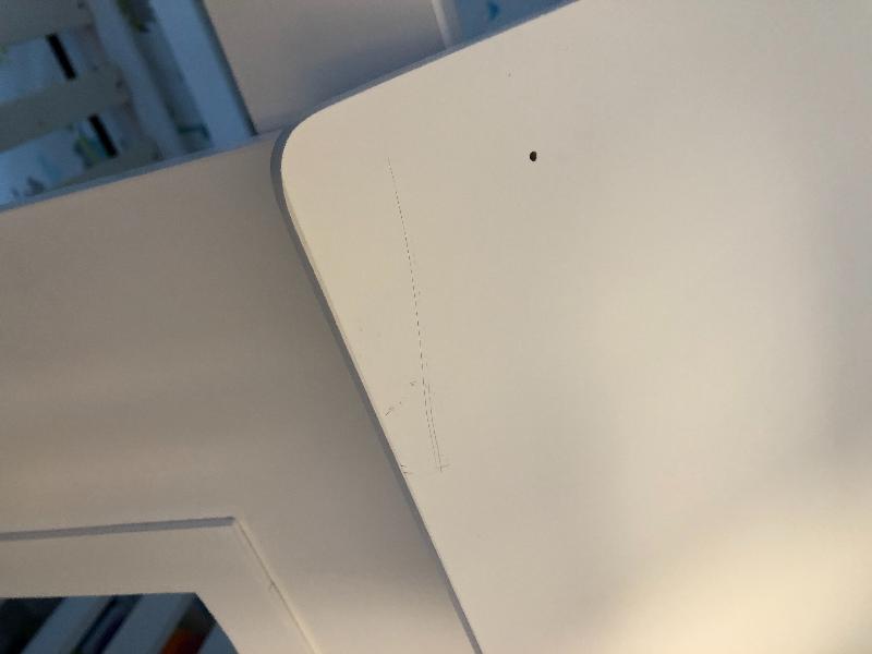 Damaged product , poor quality, disappointing resolution