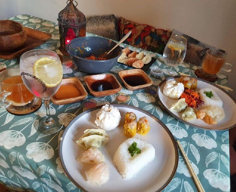 Incredible Dim Sum meal at home.